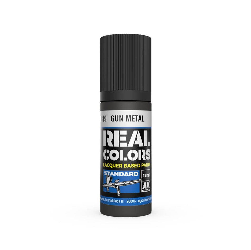 AK INTERACTIVE Real Color - Gun Metal (17ml)