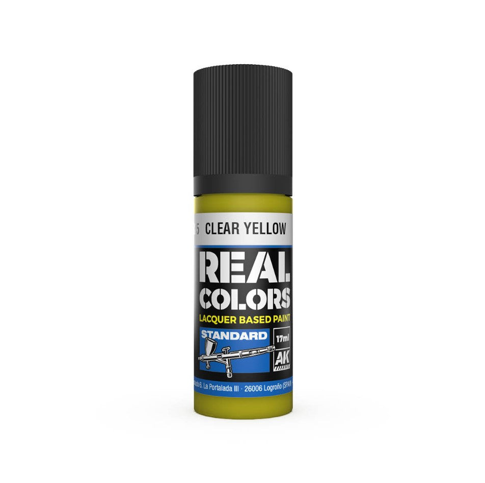 AK INTERACTIVE Real Color - Clear Yellow (17ml)