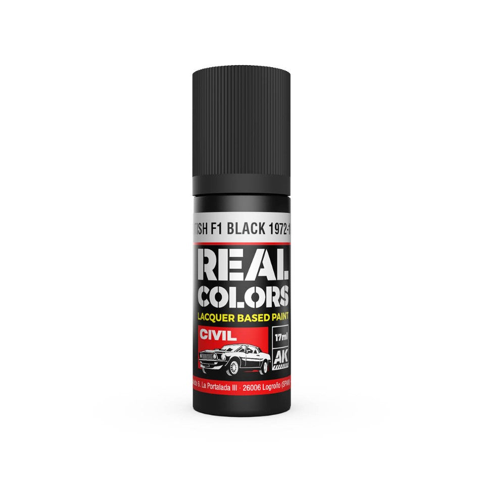 AK INTERACTIVE Real Color - British F1 Black 1972-1986 (17ml)