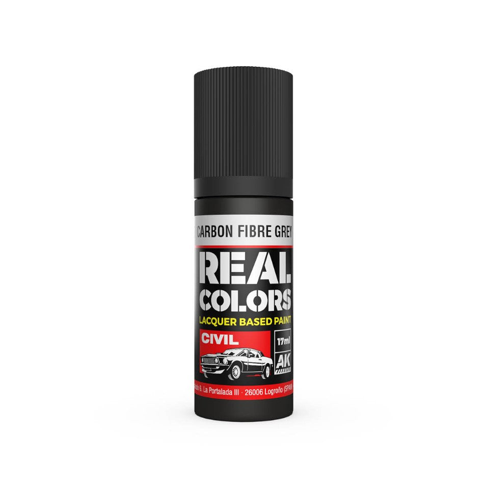 AK INTERACTIVE Real Color - Carbon Fibre Grey (17ml)