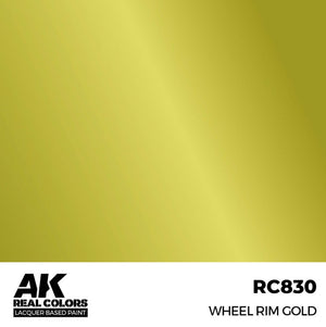 AK INTERACTIVE Real Color - Wheel Rim Gold (17ml)