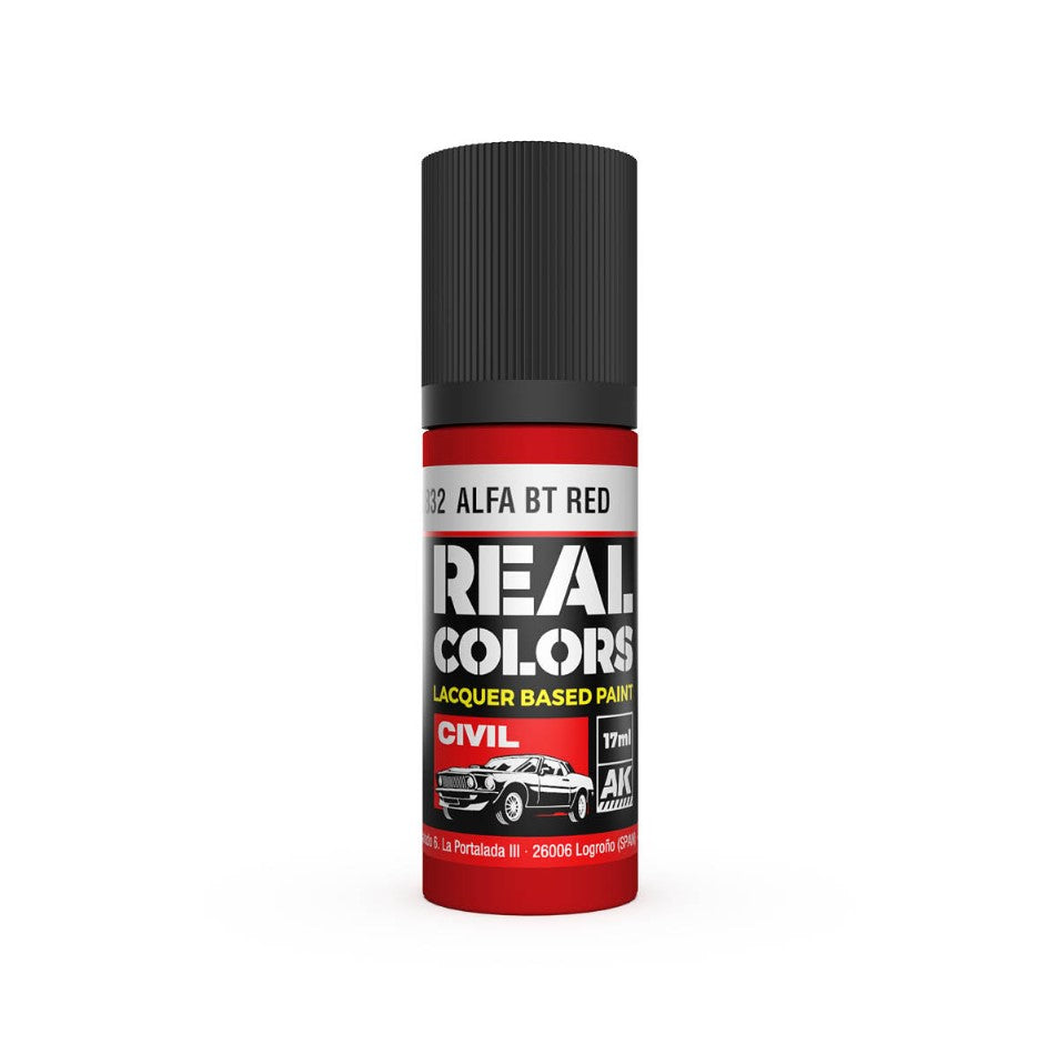 AK INTERACTIVE Real Color - Alfa BT Red (17ml)