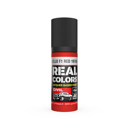 AK INTERACTIVE Real Color - Maranello F1 Red 1970s-1980s (17ml)