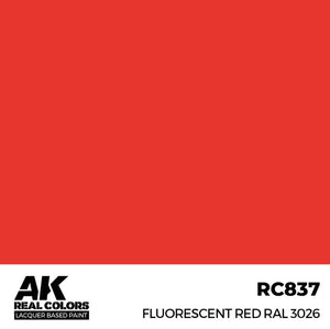 AK INTERACTIVE Real Color - Fluorescent Red RAL3026 (17ml)