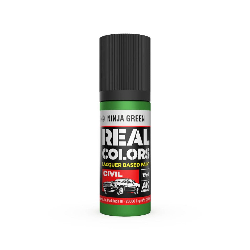 AK INTERACTIVE Real Color - Ninja Green (17ml)