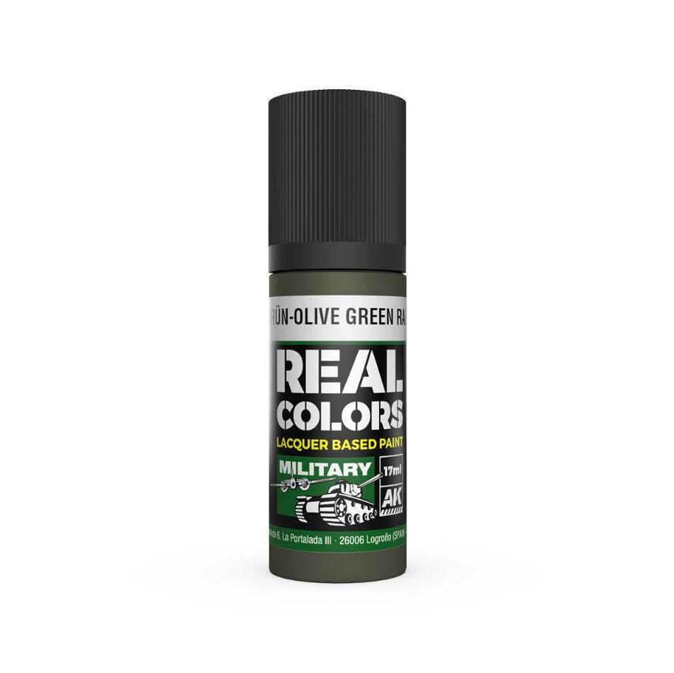 AK INTERACTIVE Real Color - Olivgrün-Olive Green RAL6003 (17ml)