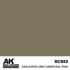 AK INTERACTIVE Real Color - Graugrün-Grey Green RAL7008 (17ml)