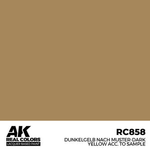 AK INTERACTIVE Real Color - Dunkelgelb Nach Muster-Dark Yellow Acc. To Sample (17ml)
