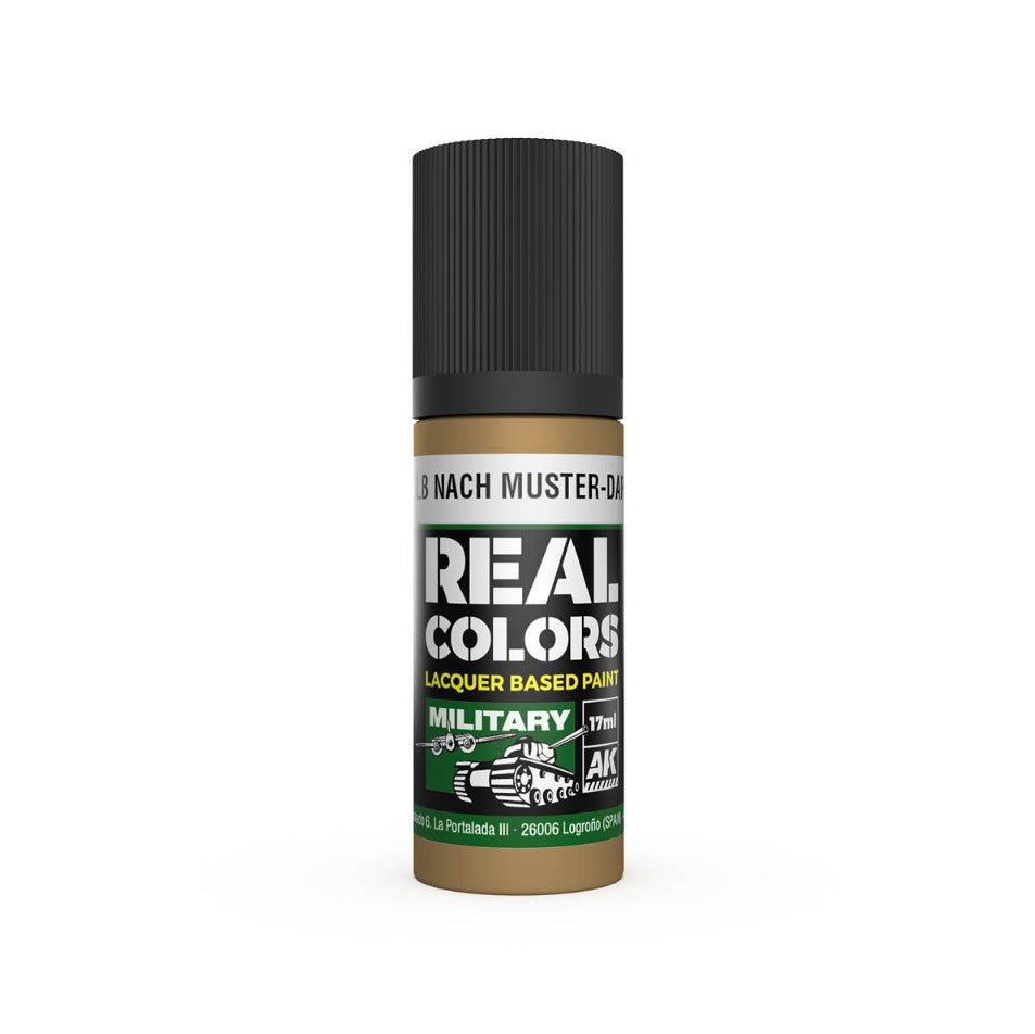 AK INTERACTIVE Real Color - Dunkelgelb Nach Muster-Dark Yellow Acc. To Sample (17ml)