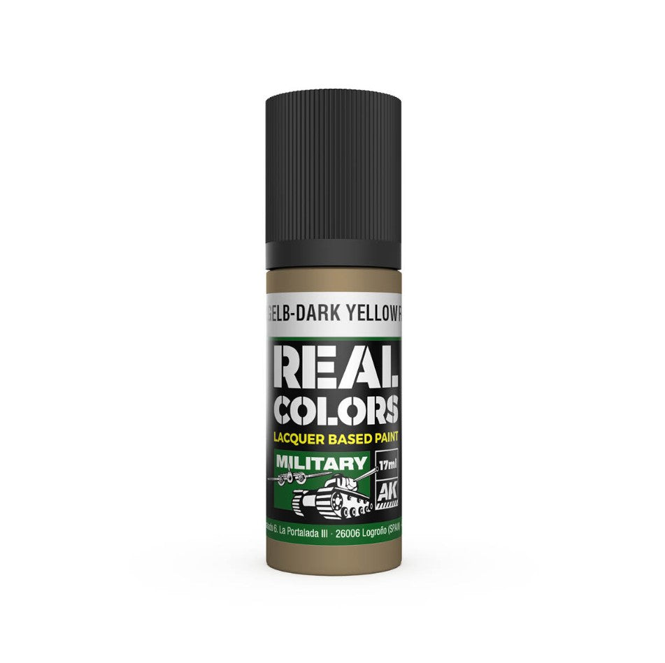 AK INTERACTIVE Real Color - Dunkelgelb-Dark Yellow RAL7028 (17ml)