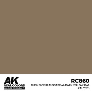 AK INTERACTIVE Real Color - Dunkelgelb Ausgabe 44-Dark Yellow 1944 RAL7028 (17ml)