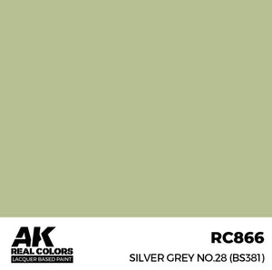 AK INTERACTIVE Real Color - Silver Gray No.28 BS381 (17ml)