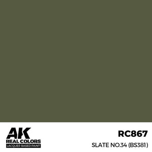 AK INTERACTIVE Real Color - Slate No.34 BS381 (17ml)
