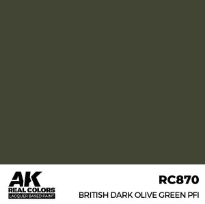 AK INTERACTIVE Real Color - British Dark Olive Green PFI (17ml)