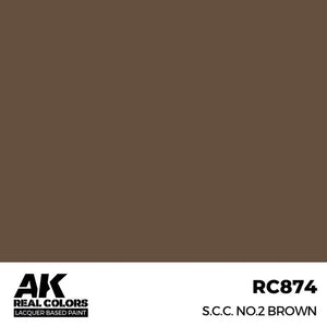 AK INTERACTIVE Real Color - S.C.C. No.2 Brown (17ml)