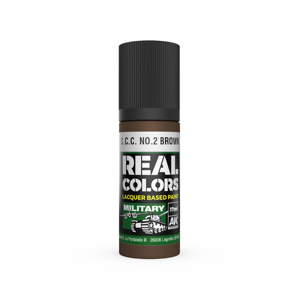 AK INTERACTIVE Real Color - S.C.C. No.2 Brown (17ml)