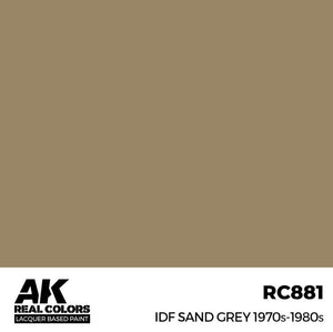 AK INTERACTIVE Real Color - IDF Sand Grey 1970s-1980s (17ml)