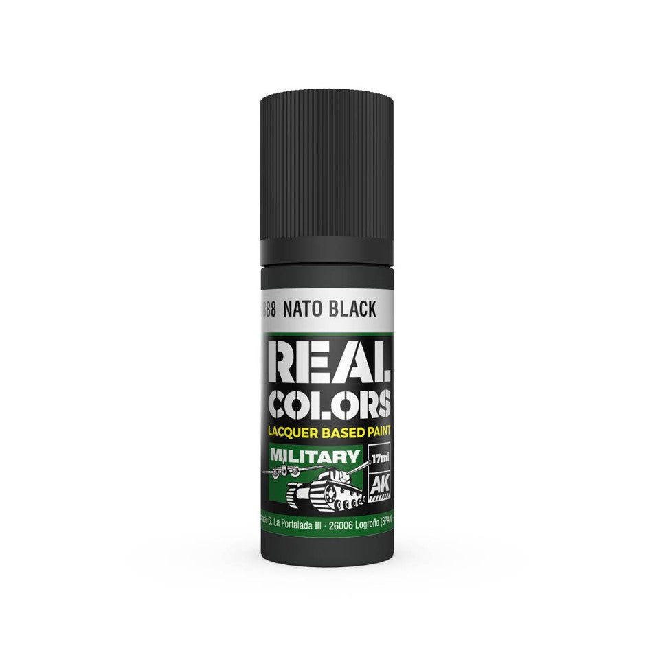 AK INTERACTIVE Real Color - NATO Black (17ml)