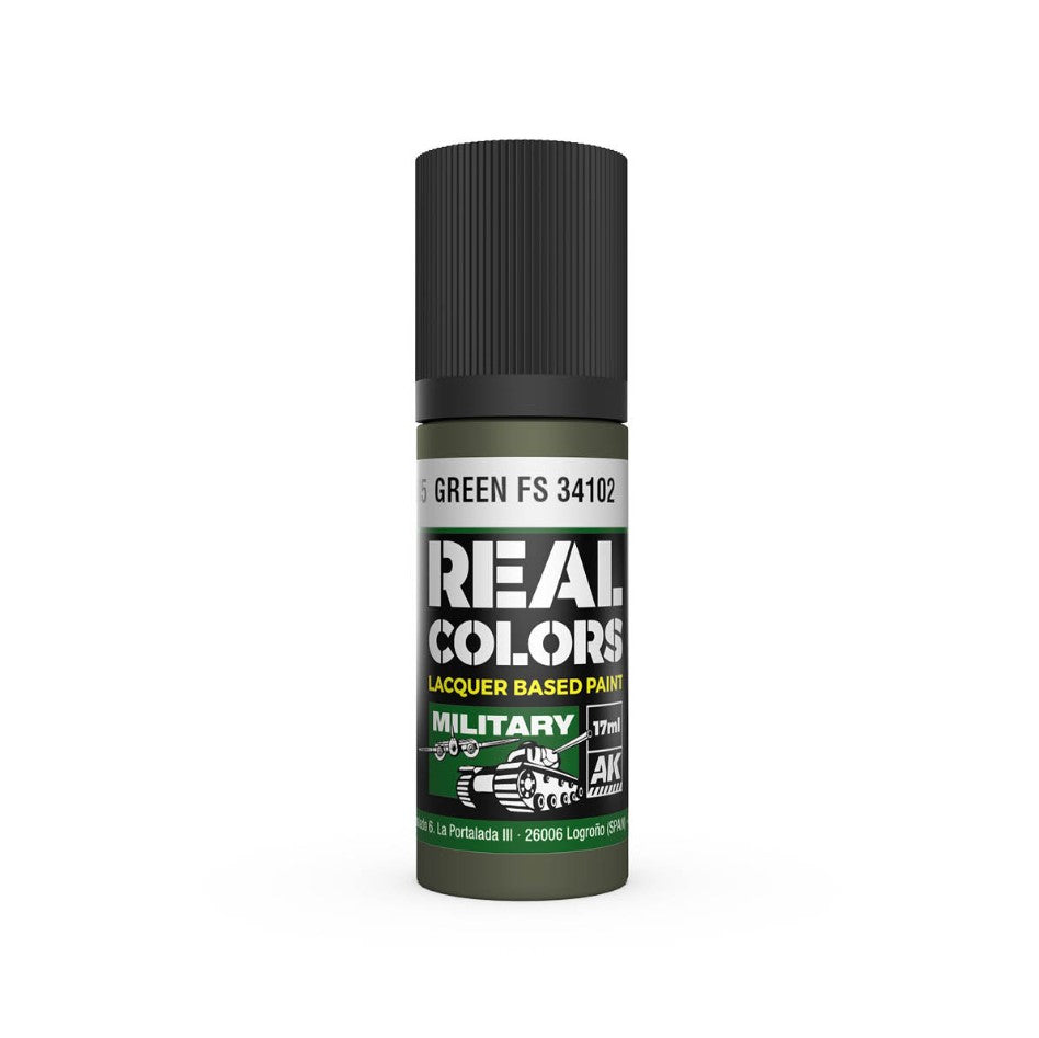 AK INTERACTIVE Real Color - Green FS 34102 (17ml)