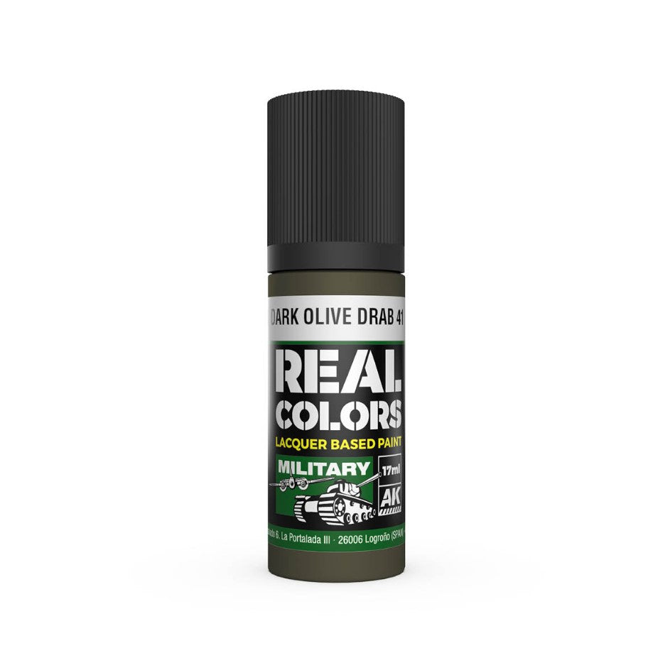 AK INTERACTIVE Real Color - Dark Olive Drab 41 (17ml)