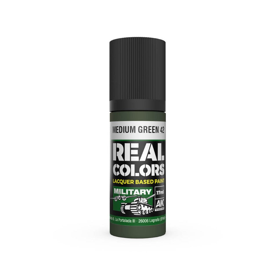 AK INTERACTIVE Real Color - Medium Green 42 (17ml)