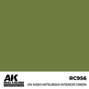 AK INTERACTIVE Real Color - IJN M3(M) Mitsubishi Interior Green