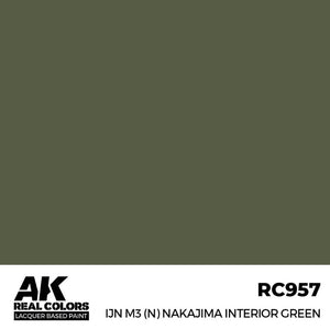 AK INTERACTIVE Real Color - IJN M3(N) Nakajima Interior Green