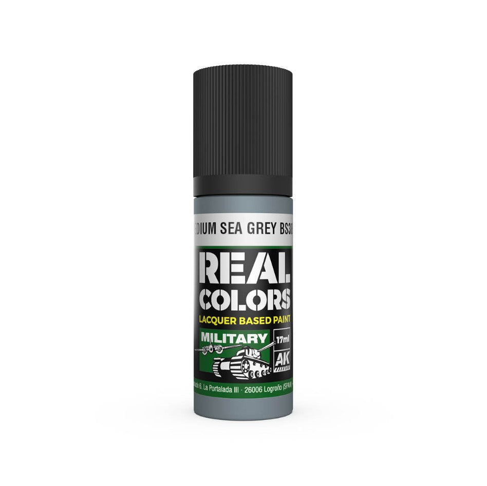 AK INTERACTIVE Real Color - RAF Medium Sea Grey BS381C/637