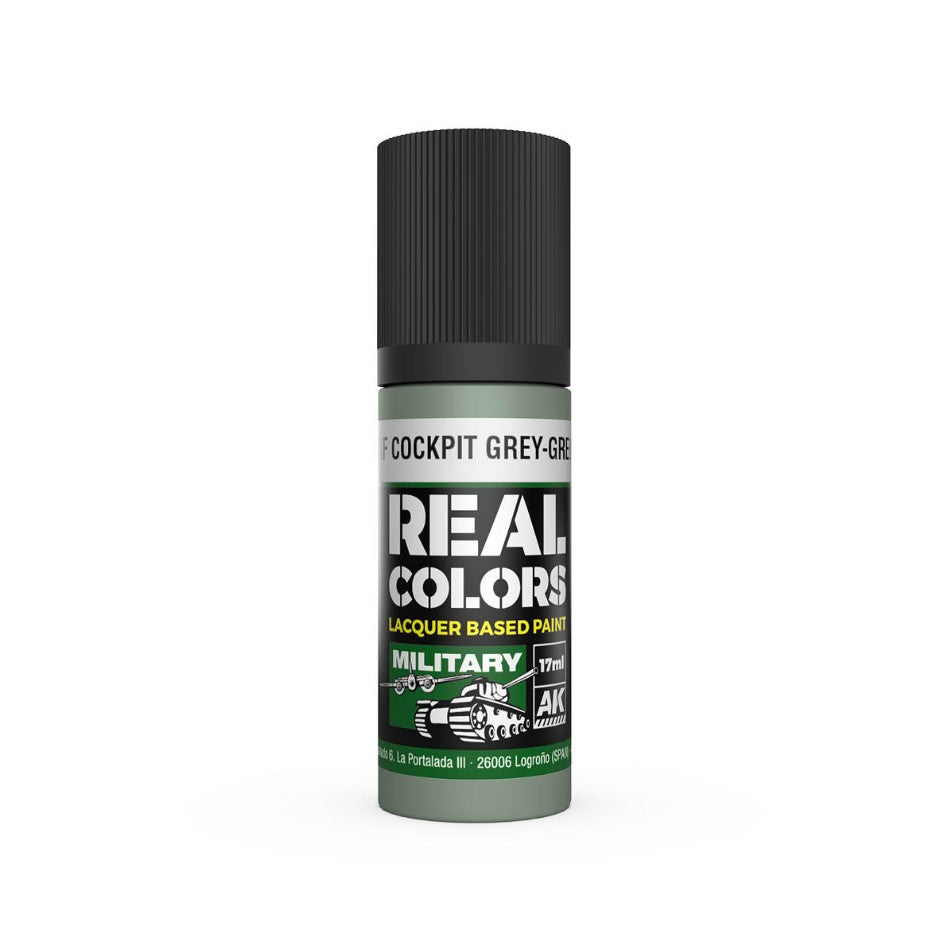 AK INTERACTIVE Real Color - RAF Cockpit Grey-Green