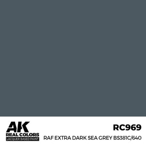 AK INTERACTIVE Real Color - RAF Extra Dark Sea Grey BS381C/640