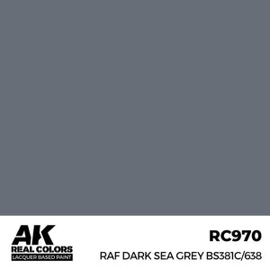 AK INTERACTIVE Real Color - RAF Dark Sea Grey BS381C/638