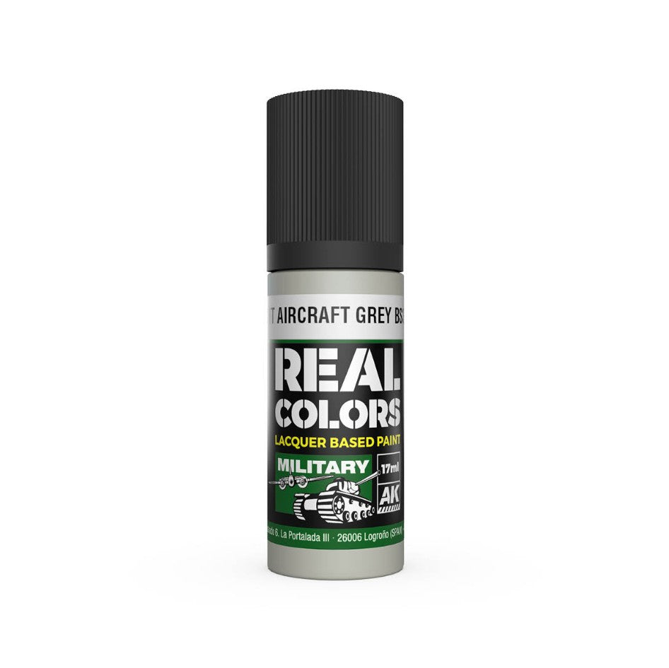 AK INTERACTIVE Real Color - RAF Light Aircraft Grey BS381C/627