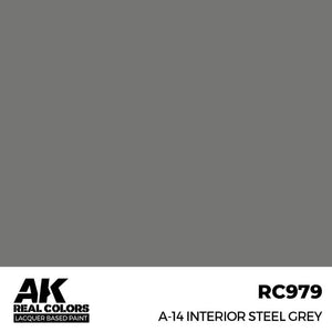 AK INTERACTIVE Real Color - A-14 Interior Steel Grey