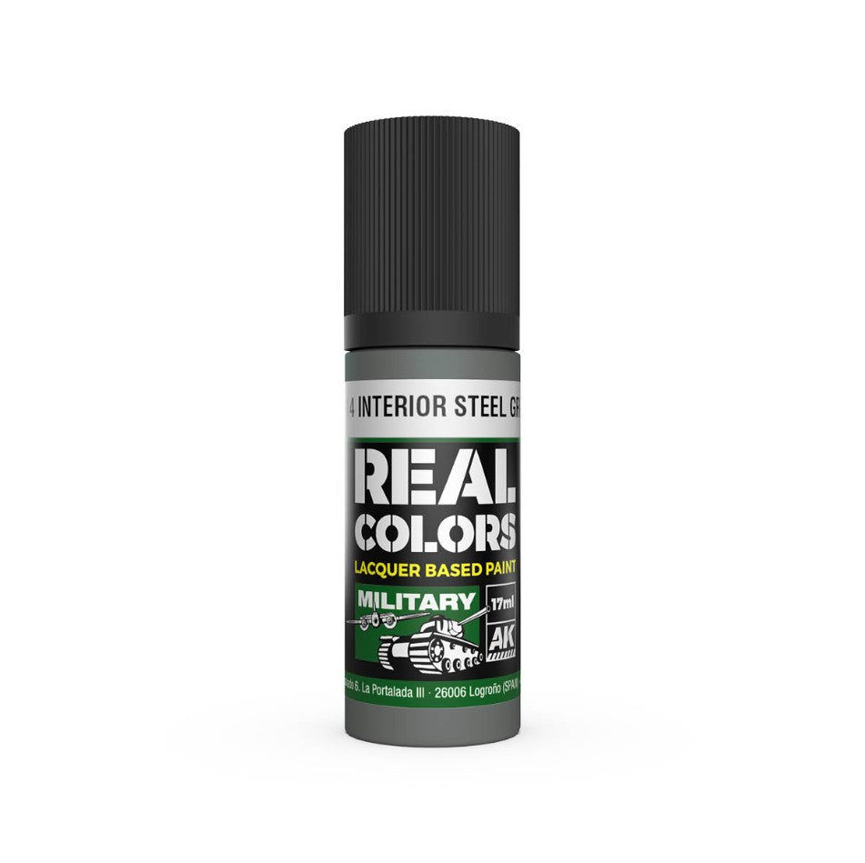 AK INTERACTIVE Real Color - A-14 Interior Steel Grey