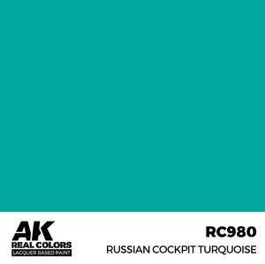 AK INTERACTIVE Real Color - Russian Cockpit Turquoise