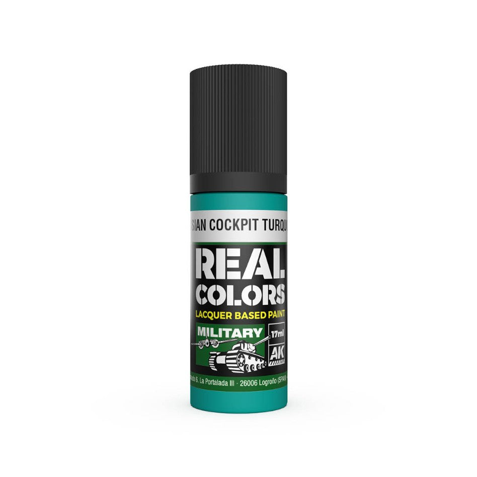 AK INTERACTIVE Real Color - Russian Cockpit Turquoise