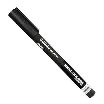 AK INTERACTIVE Real Colors Markers - Rubber Black
