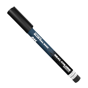 AK INTERACTIVE Real Colors Markers - Blue RAL5001