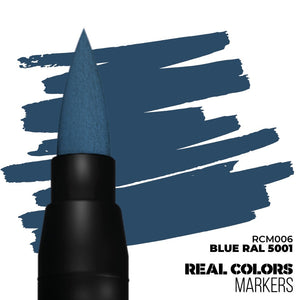 AK INTERACTIVE Real Colors Markers - Blue RAL5001