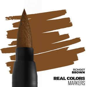 AK INTERACTIVE Real Colors Markers - Brown