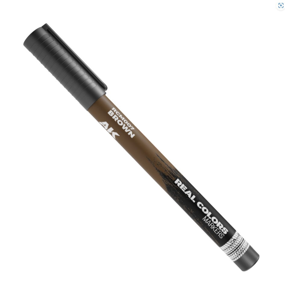 AK INTERACTIVE Real Colors Markers - Brown