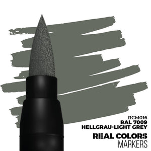AK INTERACTIVE Real Colors Markers - RAL7009 Hellgrau-Light Grey