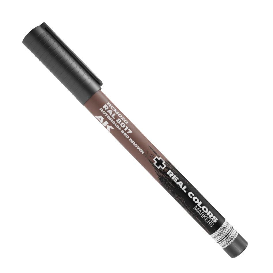 AK INTERACTIVE Real Colors Marker – RAL8017 Rotbraun-Rotbraun