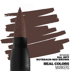 AK INTERACTIVE Real Colors Markers - RAL8017 Rotbraun-Red Brown