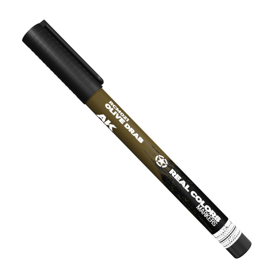 AK INTERACTIVE Real Colors Marker – Olive Drab