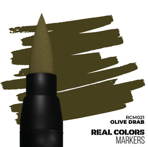 AK INTERACTIVE Real Colors Markers - Olive Drab