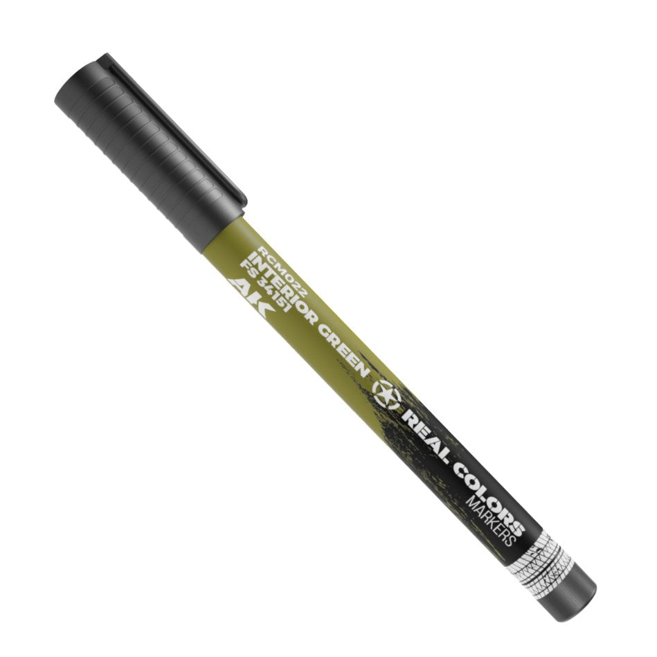AK INTERACTIVE Real Colors Markers - Interior Green FS34151