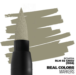 AK INTERACTIVE Real Colors Markers - RLM02 Grau (1938)