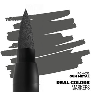 AK INTERACTIVE Real Colors Markers - Gun Metal