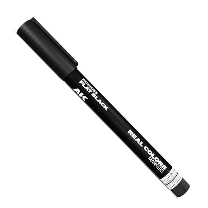 AK INTERACTIVE Real Colors Markers - Flat Black